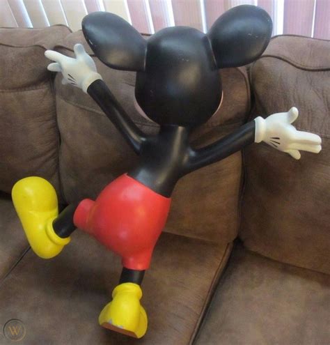 Rare Disney Store Display Prop Classic Mickey Mouse Dancing Happy