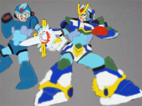 Megaman X And Blade Armor X By Tanlisette On Deviantart