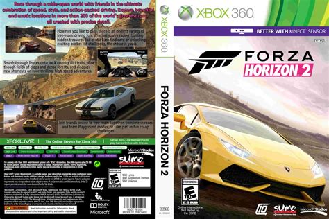 Tudo Capas 04 Forza Horizon 2 Capa Game Xbox 360