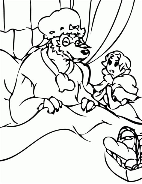 Coloring Pages Red Riding Hood Coloring Pages