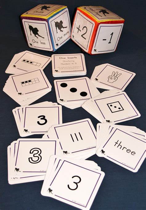 Fluency To 5 Dice Faces Dice Inserts Complete Download 144 Cards