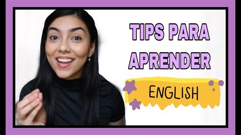 Tips Para Aprender Ingles 🏻📚 Youtube
