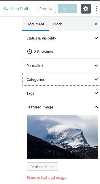 How To Set A Featured Image Thumbnail To A Page Or Post In Wordpress