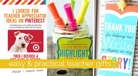 20 Cheap Easy Cute And Practical Teacher Appreciation Ts Its