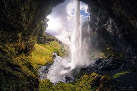 The Kvernufoss Is A Magnificent Waterfall Which Is Undoubtedly A Hidden