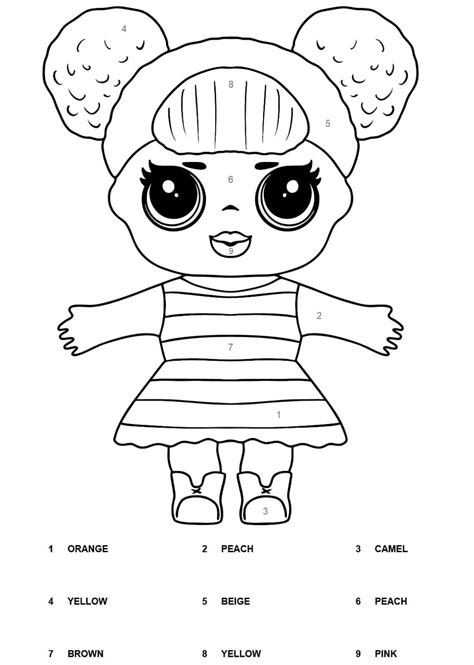 Queen Bee Glitter Coloring Page Lotta Lol Bee Coloring Pages Cute