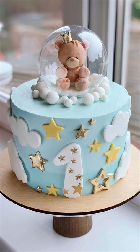The Prettiest Cake Designs To Swoon Over Blue 1st Birthday