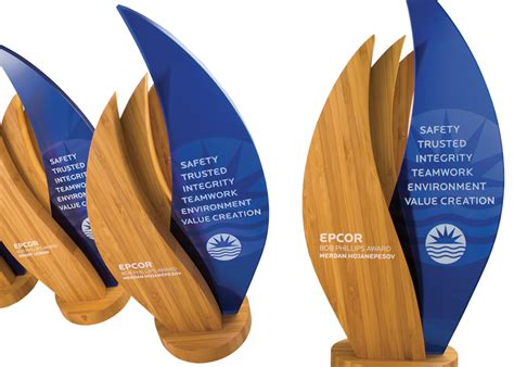 epcor custom safety teamwork corporate awards | Corporate awards, Awards trophy, Teamwork