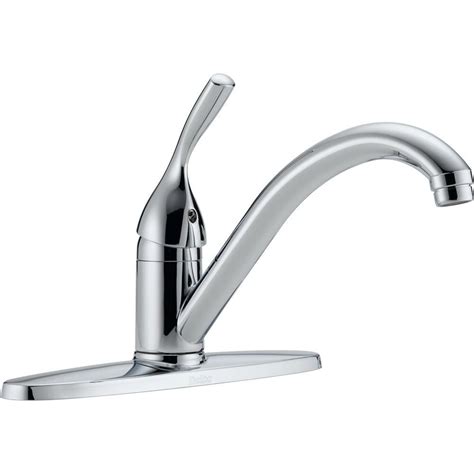 Pull down or wall mount pot filler? Delta Classic Single-Handle Standard Kitchen Faucet in ...
