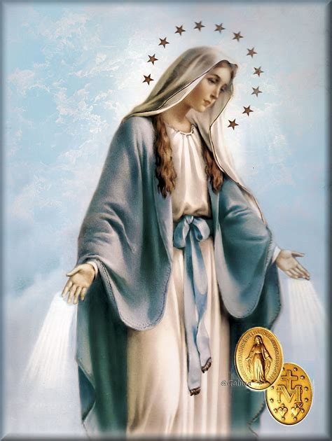 Santa María Madre De Dios Y Madre Nuestra A La Virgen Milagrosa