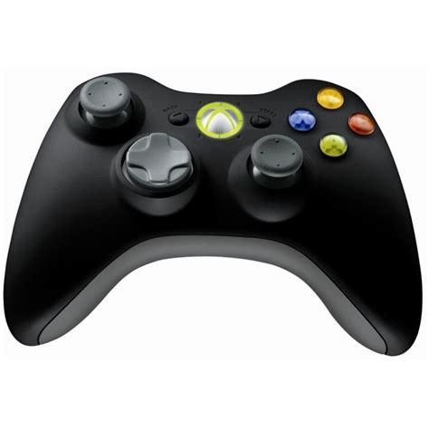 Manette Xbox 360 Officielle Sans Fil Noire Officie Cdiscount Informatique