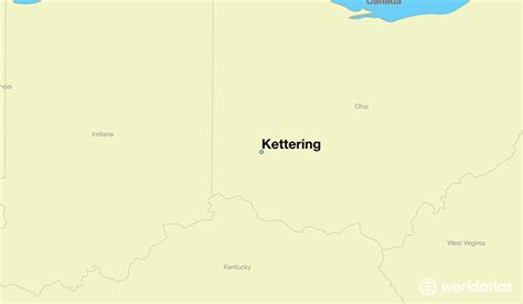 Where Is Kettering Oh Kettering Ohio Map