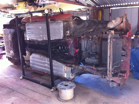 Heavy truck four post rack. Jaguar XJS restoration/modification: Getting sideways.