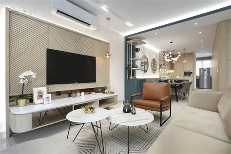 Contemporary Scandinavian Foyer Living Room Terrace Design Ideas