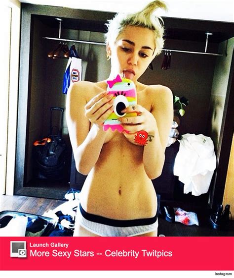 Miley Cyrus Shares Another Topless Pic See The Sexy Selfie