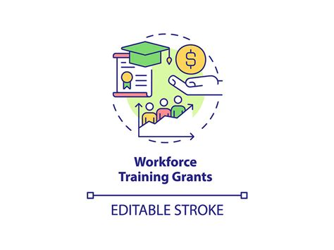 Workforce Training Grants Concept Icon By Bsd Studio ~ Epicpxls