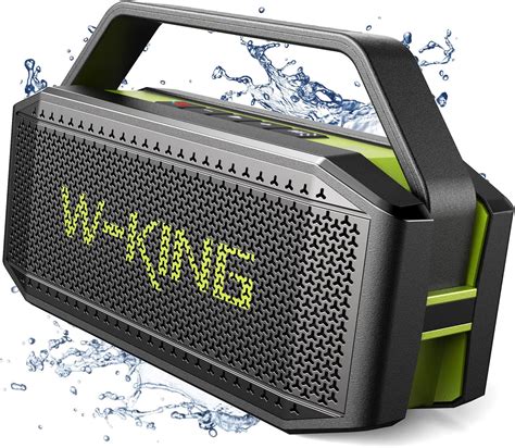 W King Bluetooth Speakers 60w80peak Ipx6 Waterproof