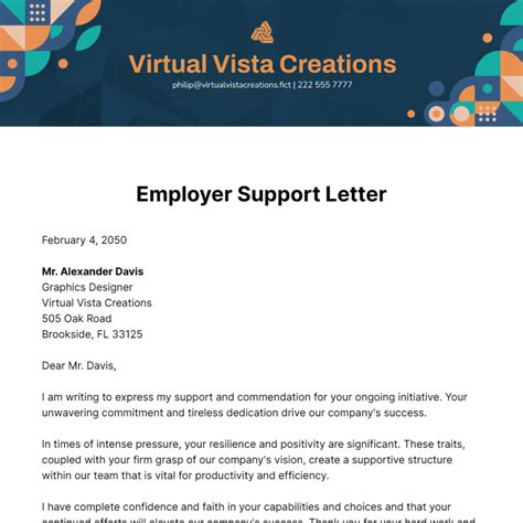 Free Support Letter Edit Online And Download