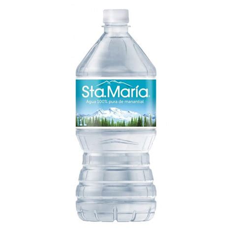 Paquete agua Santa María de 1 litro con 12 piezas - Grupo Modelo