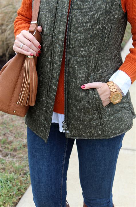 Stylish comfortable women's clothing in misses, petites and women's plus sizes. Day 21 - Quilted Vest Outfit | Mom Fabulous