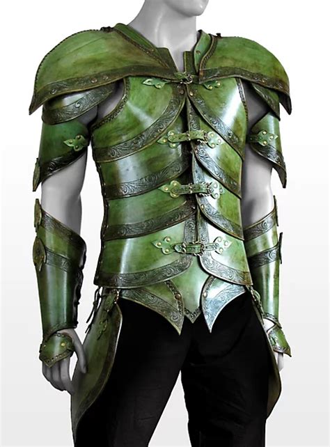 Elf Leather Armor Leaf Green