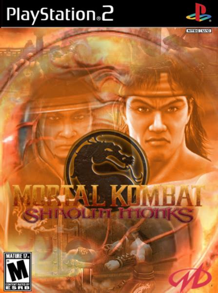 Mortal Kombat Shaolin Monks Playstation 2 Box Art Cover