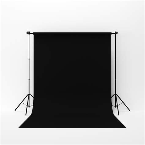 Premium Photo Photography Studio With Black Paper On White Room