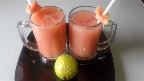 Guava Juice How To Make Guava Juice With A Blender At Home Jotscroll
