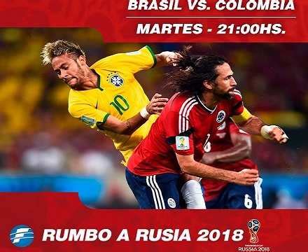 13 august 2016 () 22:00. Resultado: Brasil vs Colombia Vídeo Goles Neymar, Miranda - Resumen Eliminatorias CONMEBOL 2018