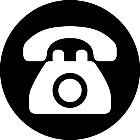 Circle Phone Icon At Collection Of Circle Phone Icon