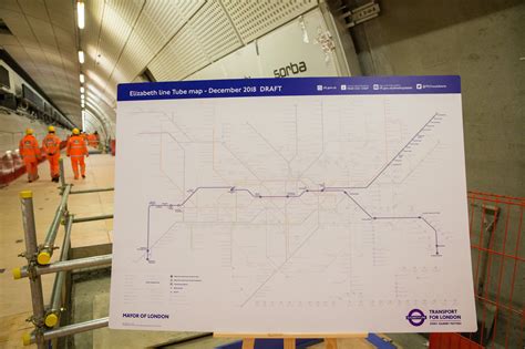 New London Tube Map Includes The Forthcoming Elizabeth Line