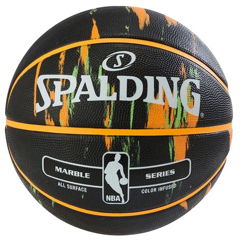 Spalding NBA Marble Outdoor Basketball - Sweatband.com