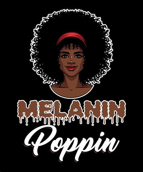 melanin poppin queen black woman digital art by manuel schmucker fine art america