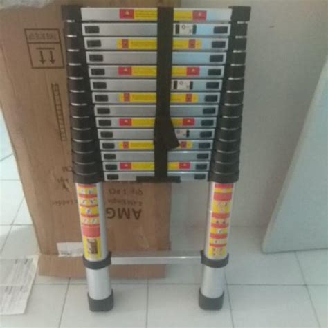 Tangga 4.4 m Lipat Alumunium / Telescopic Ladder 4,4 Meter Tangga