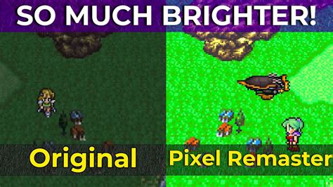 Ff Pixel Remaster New Images Compared To Original Final Fantasy