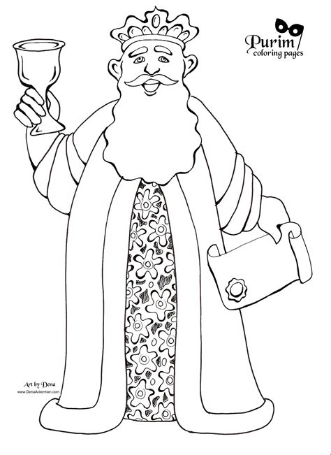 Purim Coloring Pages To Download And Print For Free