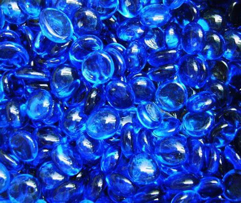 Creative Stuff Glass 100 Aqua Blue Glass Gems Stones Mosaic