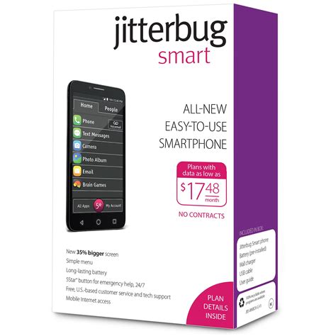 Jitterbug Smart Easy To Use 55 Smartphone