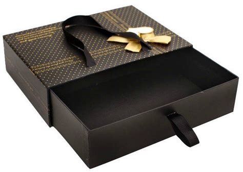 Black Ribbon Handle Drawer T Box Luxury T Box With Drawer