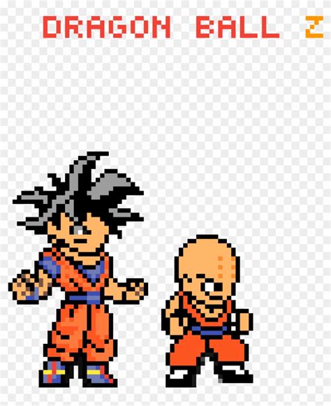 Goku Goku Pixel Art Game Clipart 3959171 Pikpng