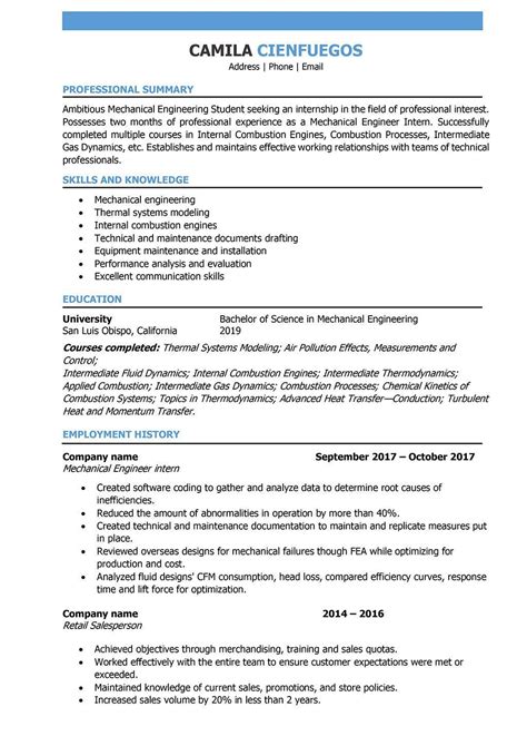 We've outlined some more tips for various cv formats depending on your position and experience below. mechanical engineer Luxus Mechanical Engineer Resume ...