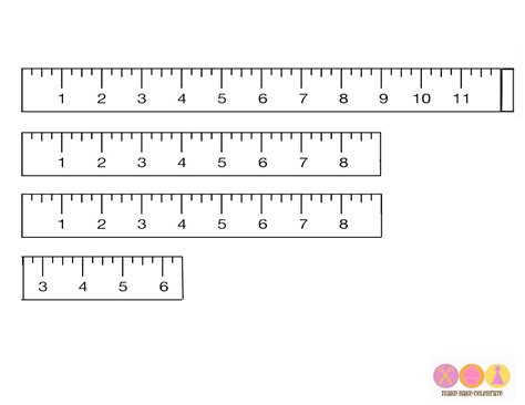 Printable Easy Read Ruler Printable Ruler Actual Size