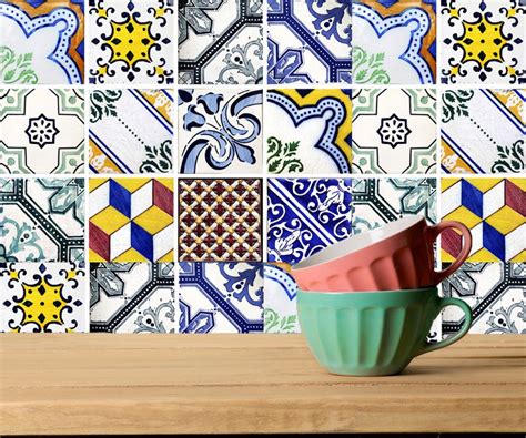 Kitchen Tile Set Of 24 Tiles Decals Stickers Mixed Tiles For Etsy