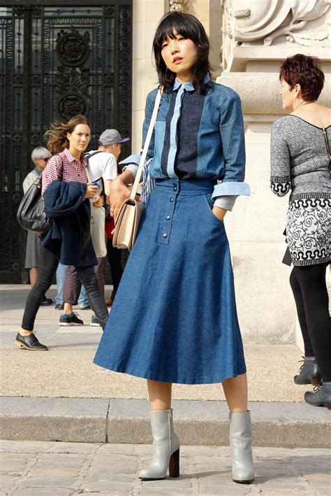 New Ways To Wear Denim 10 Street Style Inspired Takes On The Go To