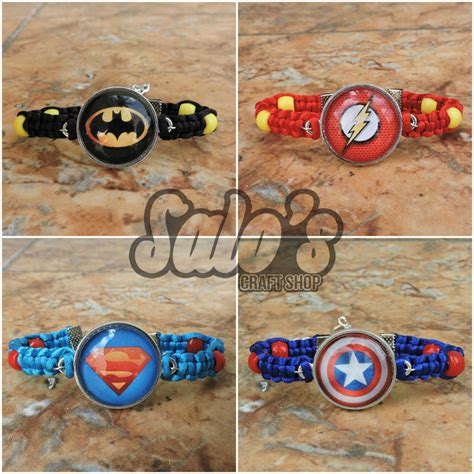 Dc And Marvel Superheroe Bracelets By Saloscraftshop On Deviantart
