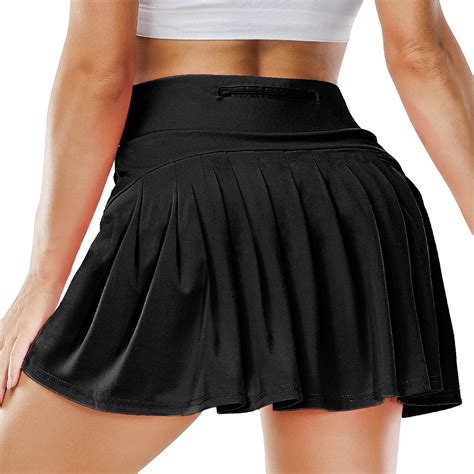 Lafitina Tennis Skirts Athletic Golf Skorts For Women With Pockets High