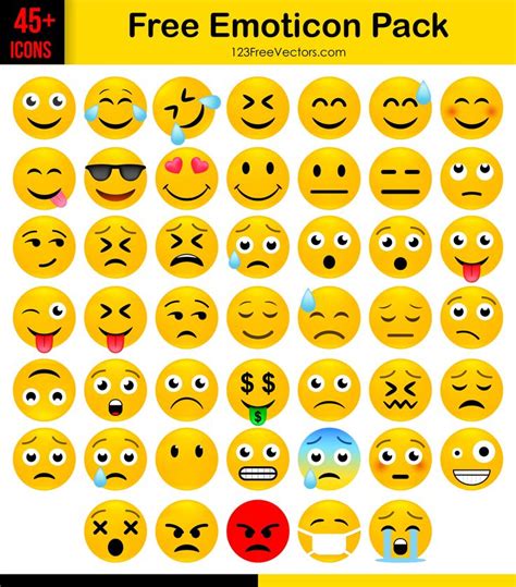 Free Emoticon Icons Pack Download Free Emoji Emoticon Emoji