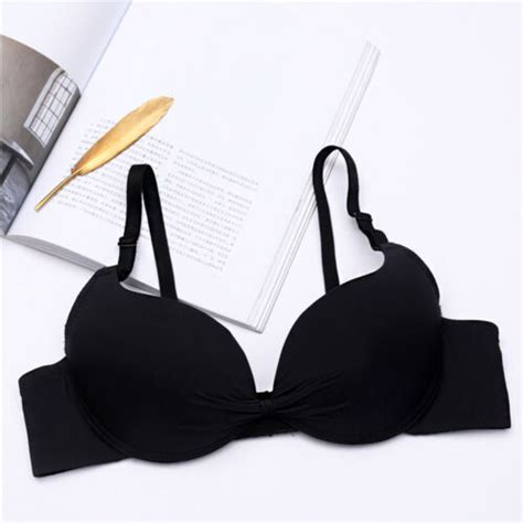 Small Flat Chested Women Bras Underwired Brassiere Smooth Light Padded Lingerie Ebay