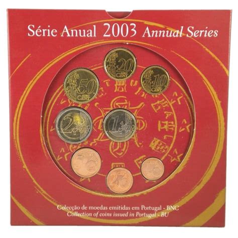 2003 Portugal Official Euro Coin Set Bu Mynumi