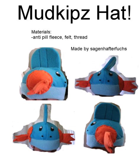Mudkip Hat By Sagenhafterfuchs On Deviantart